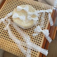 Women's Elegant Simple Style Bow Knot Lace Hair Clip Hair Tie Brooches main image 7