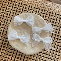 Women's Elegant Simple Style Bow Knot Lace Hair Clip Hair Tie Brooches main image 5