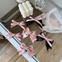 Women's Sweet Simple Style Bow Knot Cloth Hair Clip Hair Tie Brooches main image 5