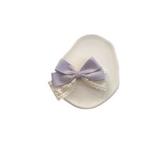 Women's Sweet Simple Style Bow Knot Cloth Hair Clip Hair Tie Brooches main image 3