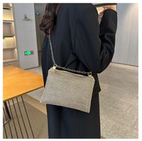 Women's Small Pu Leather Solid Color Vintage Style Classic Style Square Zipper Shoulder Bag main image 2