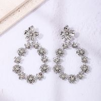 1 Paire Sucré Fleur Alliage Boucles D'oreilles main image 8