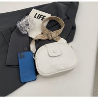 Women's Small Pu Leather Solid Color Streetwear Cloud Shape Flip Cover Crossbody Bag main image 5
