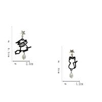 1 Pair Simple Style Classic Style Cartoon Character Alloy Drop Earrings main image 5