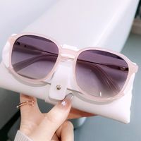 Streetwear Solid Color Pc Oval Frame Full Frame Women's Sunglasses main image 1