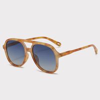 Streetwear Solid Color Tac Toad Glasses Full Frame Women's Sunglasses main image 4