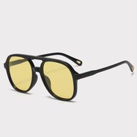 Streetwear Solid Color Tac Toad Glasses Full Frame Women's Sunglasses sku image 2