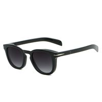 Vintage Style Color Block Ac Oval Frame Full Frame Women's Sunglasses main image 5