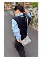 Women's Small All Seasons Pu Leather Solid Color Bow Knot Streetwear Zipper Underarm Bag main image 4
