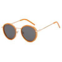 Simple Style Solid Color Ac Round Frame Full Frame Women's Sunglasses main image 2
