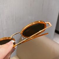 Simple Style Solid Color Ac Round Frame Full Frame Women's Sunglasses main image 4