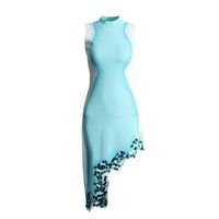 Women's Sheath Dress Regular Dress Elegant Round Neck Sleeveless Gradient Color Midi Dress Street main image 2