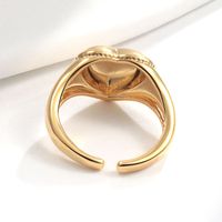 Wholesale Sweet Simple Style Heart Shape Copper Plating Open Rings main image 3