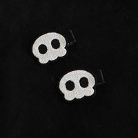 Cool Style Cross Skull Cloth Embroidery Hair Clip 1 Piece main image 7