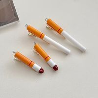 Funny Simple Style Cigarette Alloy Resin Hair Clip 1 Piece main image 5