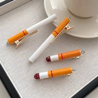 Funny Simple Style Cigarette Alloy Resin Hair Clip 1 Piece main image 4