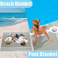 Vacation Stripe Rhombus Cotton Beach Towel Bath Towels main image 7
