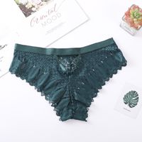 Solid Color Breathable Quick Dry Mid Waist Briefs Panties main image 2