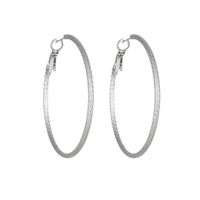 1 Pair Simple Style Solid Color Plating Titanium Steel Earrings sku image 4