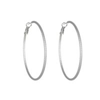 1 Pair Simple Style Solid Color Plating Titanium Steel Earrings sku image 2