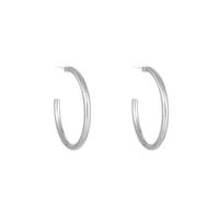 1 Pair Simple Style Geometric Plating Titanium Steel Earrings sku image 1