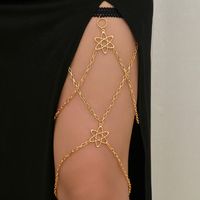 Simple Style Geometric Alloy Chain Women's Leg Chain sku image 1