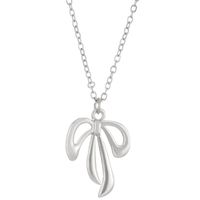 IG Style Bow Knot Alloy Plating Women's Pendant Necklace sku image 1