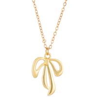 IG Style Bow Knot Alloy Plating Women's Pendant Necklace sku image 2