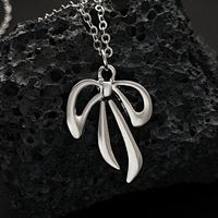 IG Style Bow Knot Alloy Plating Women's Pendant Necklace main image 5