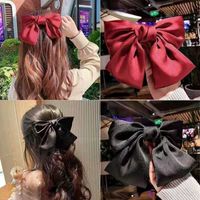 Women's Sweet Simple Style Bow Knot Cloth Hair Clip Hair Tie main image 1