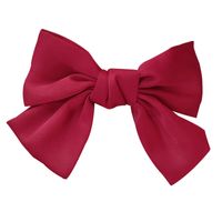 Women's Sweet Simple Style Bow Knot Cloth Hair Clip Hair Tie main image 4