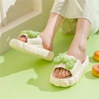 Women's Casual Floral Open Toe Slides Slippers main image 4