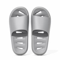 Unisex Basic Solid Color Open Toe Slides Slippers sku image 18