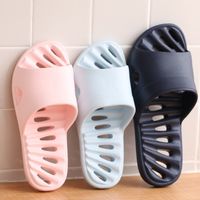 Unisex Casual Solid Color Open Toe Slides Slippers main image 4