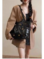 Women's Large All Seasons Pu Leather Solid Color Classic Style Magnetic Buckle Shoulder Bag main image 5