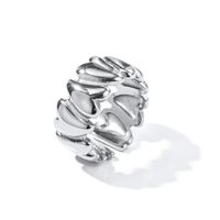 IG Style Heart Shape Stainless Steel Alloy Inlay Zircon Rings Earrings Necklace sku image 7