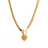IG Style Heart Shape Stainless Steel Alloy Inlay Zircon Rings Earrings Necklace sku image 22