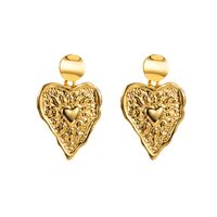 IG Style Heart Shape Stainless Steel Alloy Inlay Zircon Rings Earrings Necklace sku image 13