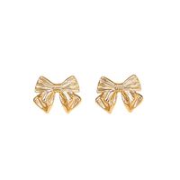 IG Style Cute Bow Knot Zinc Alloy Plating Women's Ear Studs 1 Pair main image 3