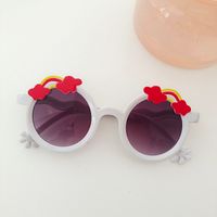 Casual Cute Rainbow Pc Resin Round Frame Full Frame Kids Sunglasses sku image 2