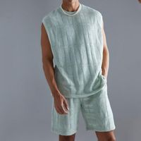 Men's Solid Color T-Shirt Sets Men's Clothing main image 1