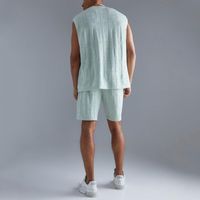 Men's Solid Color T-Shirt Sets Men's Clothing main image 3