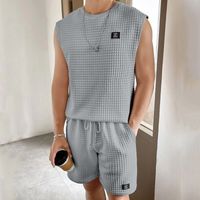 Men's Solid Color Shorts Sets Men's Clothing main image 4