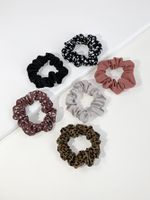 Women's Simple Style Color Block Solid Color Cloth Pleated Hair Tie main image 3