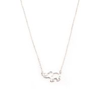 IG Style Cute Elephant Alloy Plating Hollow Out Women's Necklace sku image 2
