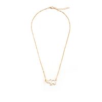 IG Style Cute Elephant Alloy Plating Hollow Out Women's Necklace main image 2