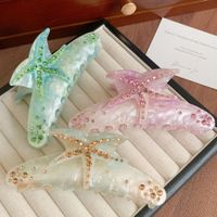 Elegant Simple Style Starfish Acetic Acid Sheets Hair Claws 1 Piece main image 1