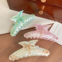 Elegant Simple Style Starfish Acetic Acid Sheets Hair Claws 1 Piece main image 3