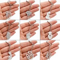 MAMA Human Stainless Steel Mother'S Day Bag Pendant Keychain main image 1