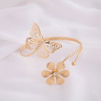 Retro Flower Butterfly Metal Curtain Buckle Artificial Decorations main image 5